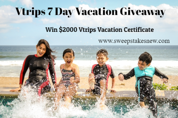 Vtrips 7 Day Vacation Giveaway