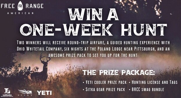 Free Range American Media Company WHITETAIL HUNT GIVEAWAY