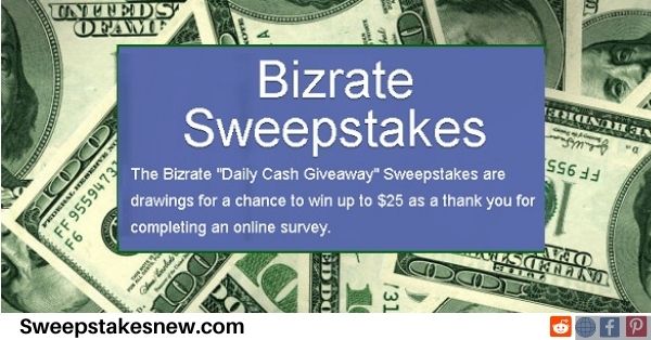 Bizrate Daily Cash Giveaway